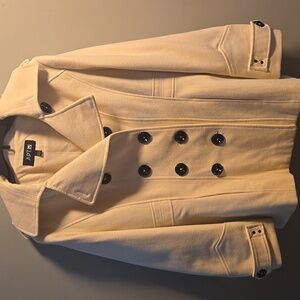 Apt. 9 Women's Cream Pea Coat